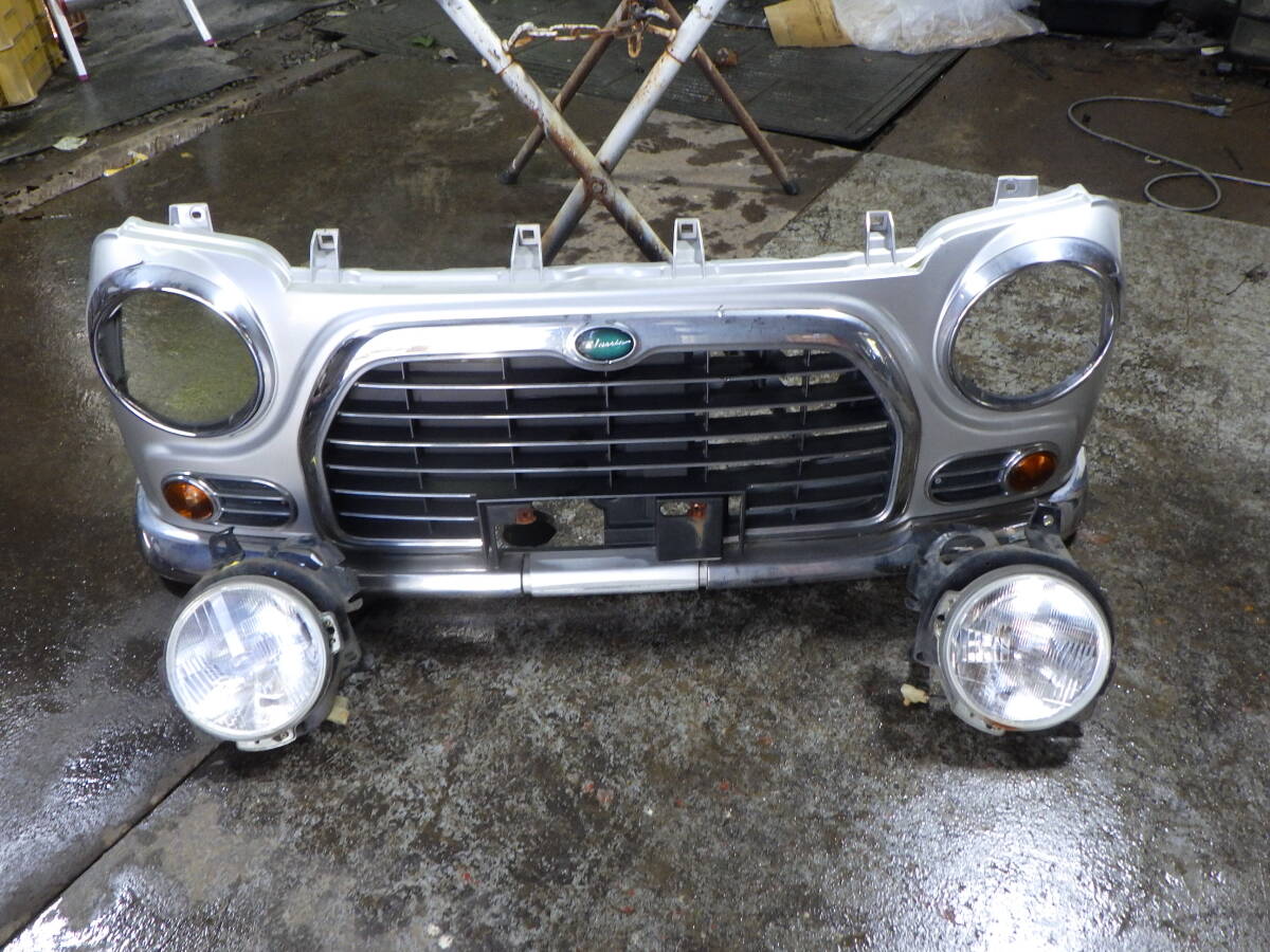 関00097 即決! L500S ミラ クラッシック S07 シルバー フロントバンパー 52119-87247拍卖