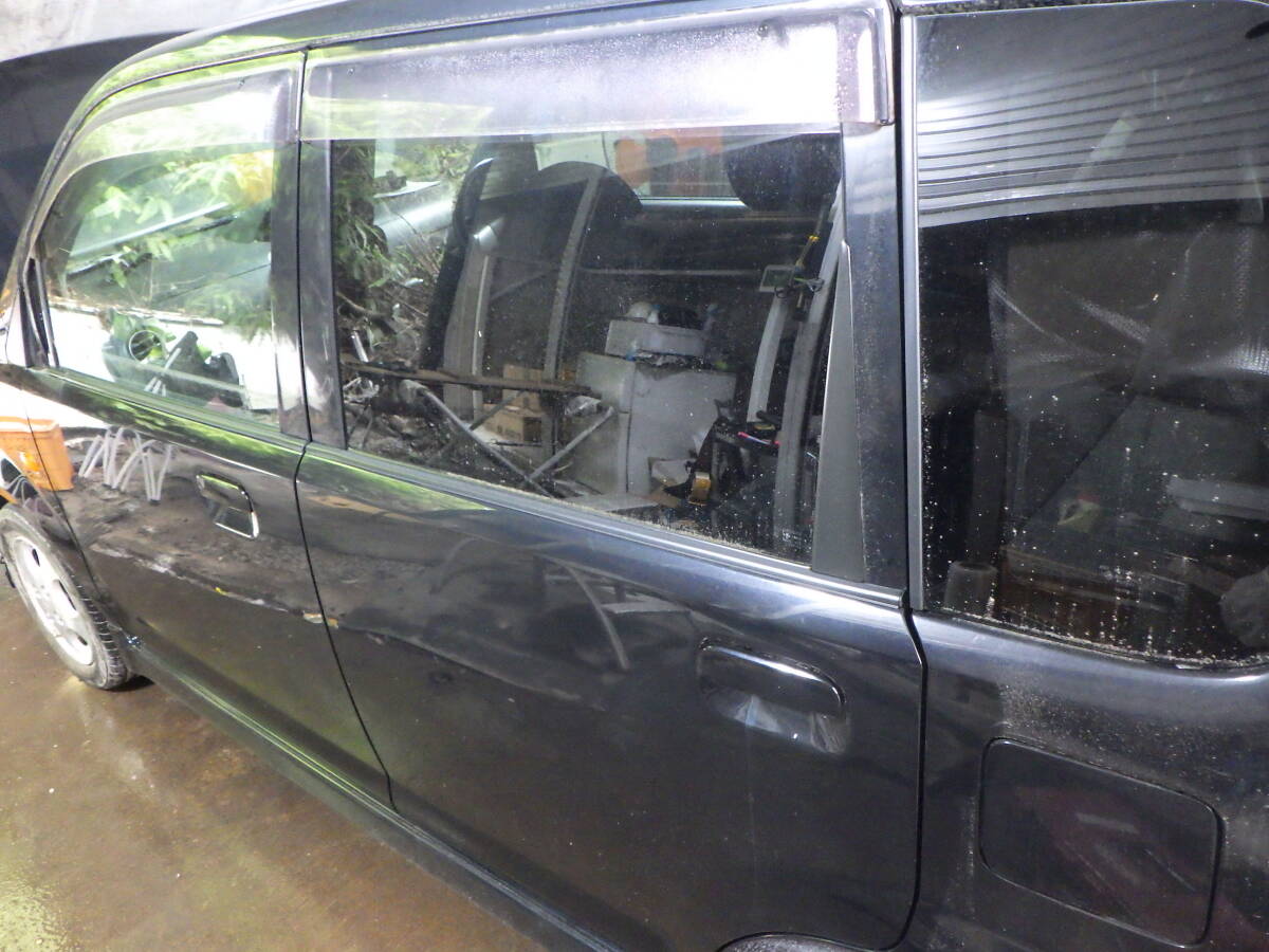 関00074 即決! H82W EKワゴン X42 黒 左リアドア 現車 部品取り車拍卖