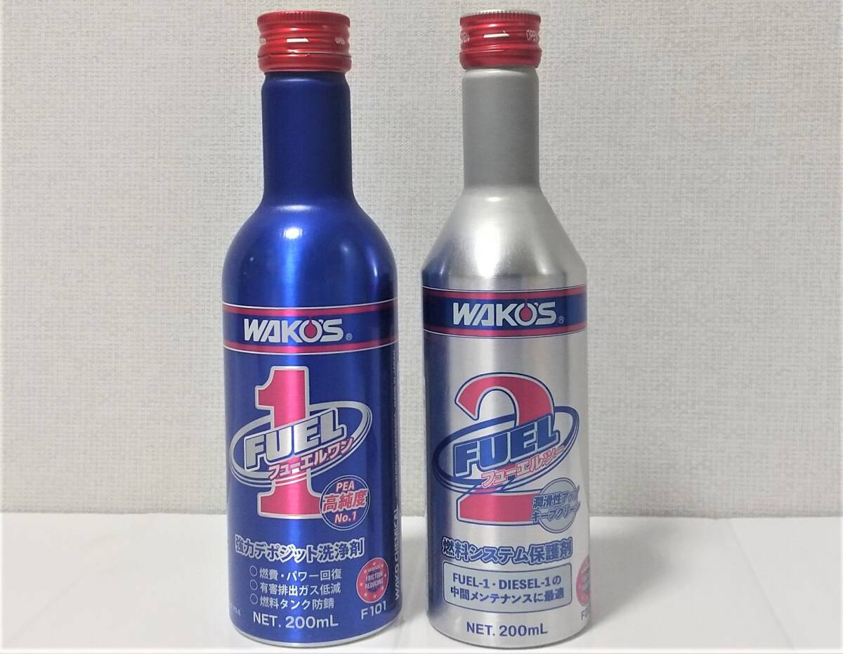 即納 / 送料無料 / WAKO'S 2本セット F-1 F-2 / フューエルワン フューエルツー / 新品 未使用品 / ワコーズ拍卖