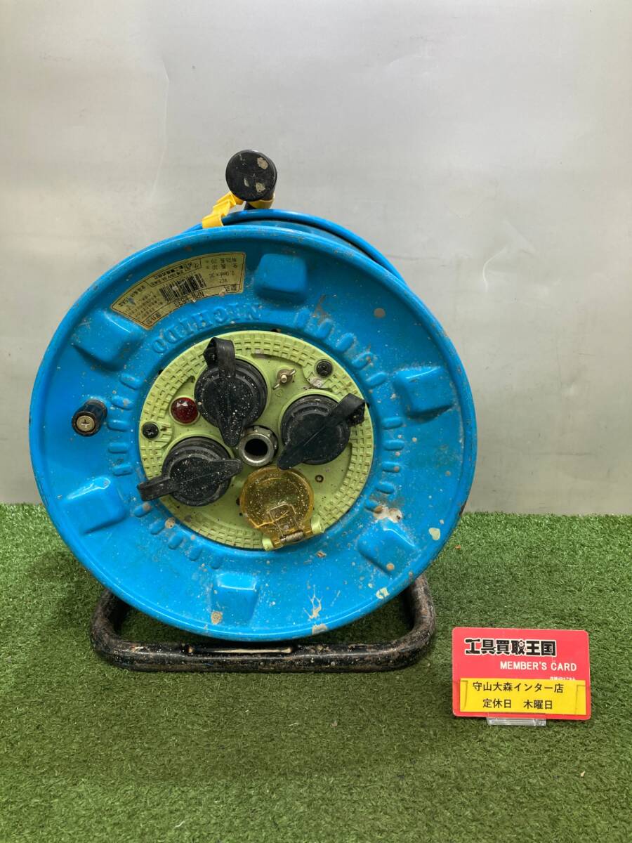 【中古品】【0921】★日動 コードリール防雨ELB付 NPW-EB33 ITL8HYQX7QRD拍卖
