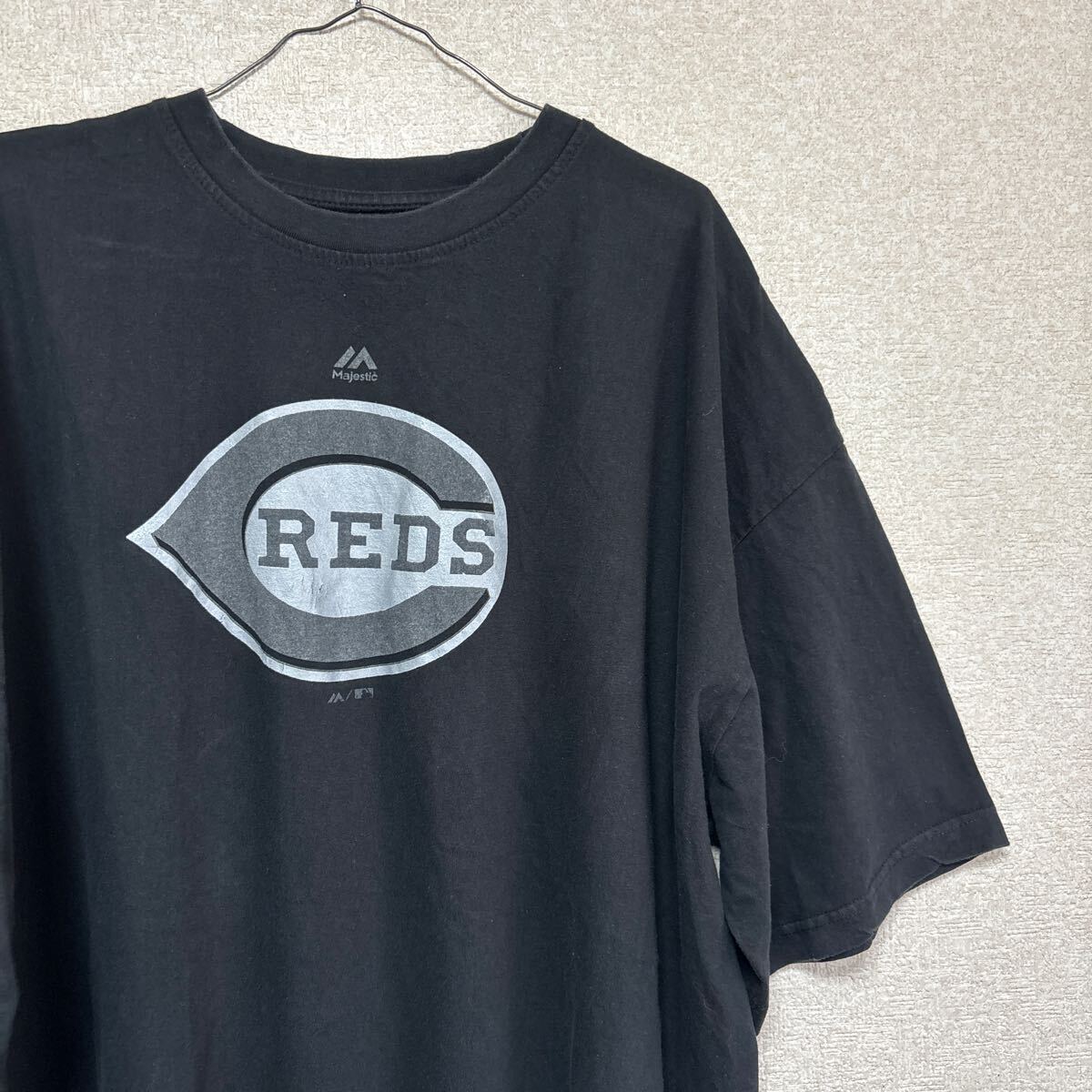 【超ビッグサイズ】 ジェニュインマーチャンダイズ シンシナティレッズ REDS MAJESTIC BODY US古着 MLB Tシャツメンズ 4XL拍卖