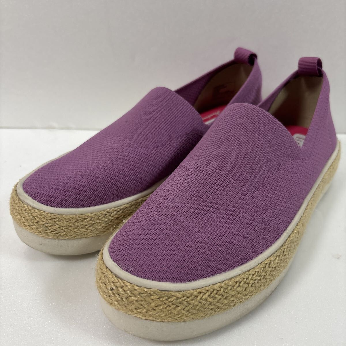 【1回着用のみ】 Hawkins Sport FLAT LIGHT スニーカー パープル ピンク 23.5㎝拍卖