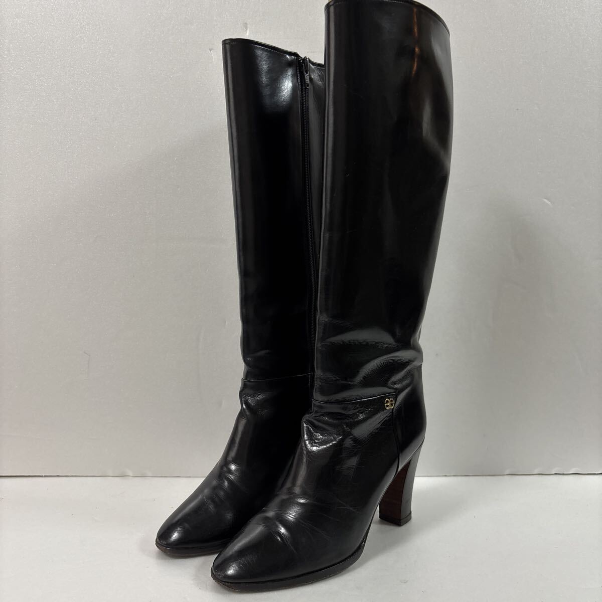 Miss ELEGANCE ミスエレガンス ロングブーツ 351/2 23㎝相当拍卖