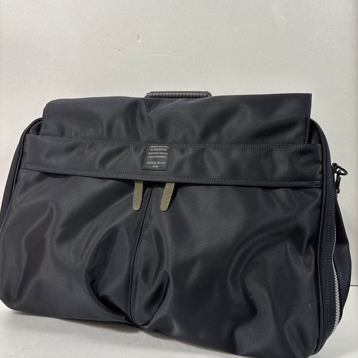 【大容量 収納多い】 ACE AMANDA BELLAN LONDON アマンダベラン ビジネスバック ボストンバック ショルダー バック 出張 拍卖