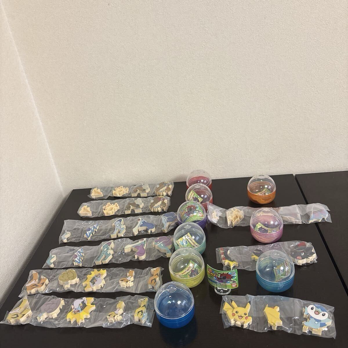 くみたて ポケパ 全9種 未開封 色違い エンテイ ライコウ スイクン 他 ポケモン フィギュア パズル 2010 伝説拍卖