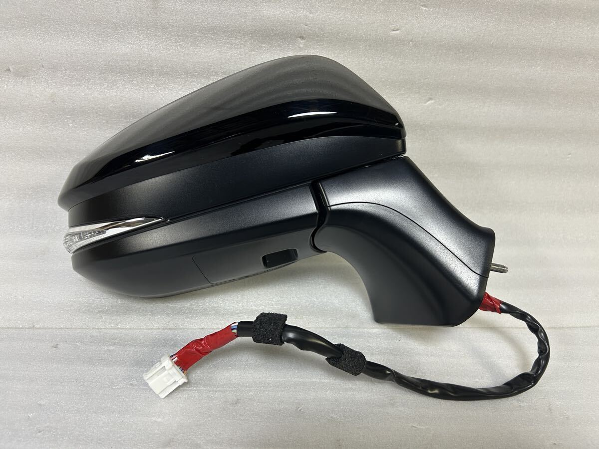 11576 美品 ハリアー 80 MXUA80 純正 右ドアミラー 12ピン 黒 ブラック拍卖