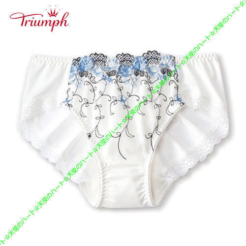 【新品未使用】トリンプ レーシーストレッチバックレースショーツ L ホワイト系拍卖