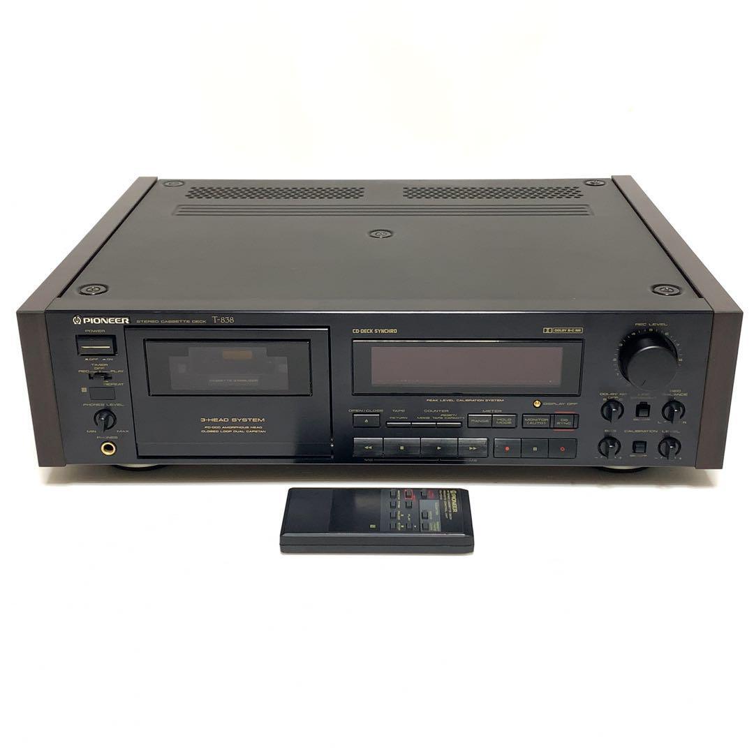 希少 動作品 Pioneer T-838 パイオニア ドルビー DOLBY カセットデッキ 美品拍卖