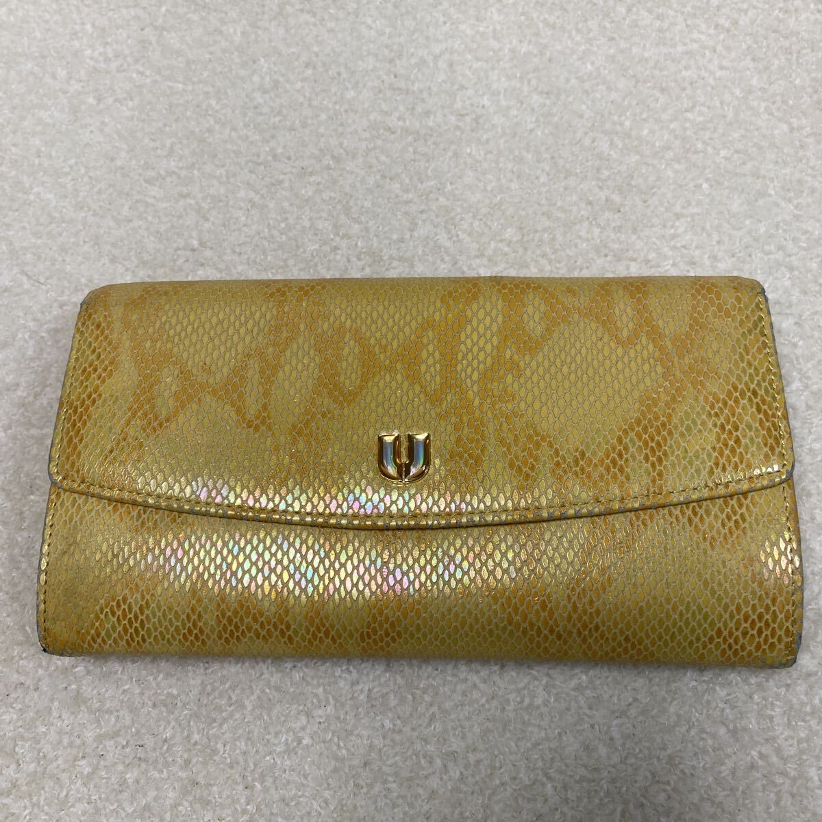 ウンガロ ungaro レディース 長財布 二つ折り レインボーカラー 小銭入れあり拍卖