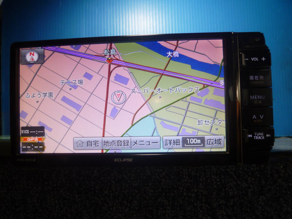 イクリプスメモリーナビ、AVN-Z03i,保証付き拍卖