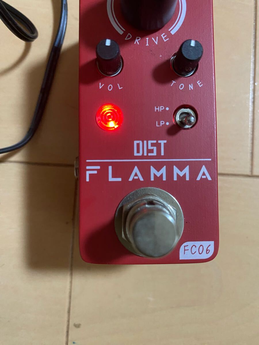 FLAMMA FC06 ディストーション ギターエフェクター アダプター付き拍卖