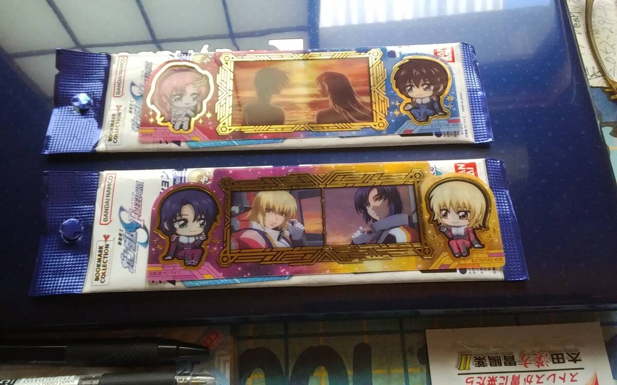 ブックマーク 機動戦士ガンダムSEED FREEDOM Vol.2 【ラクス & キラ】 シークレット 箔押し & 【アスラン & カガリ】 シークレット 箔押し拍卖