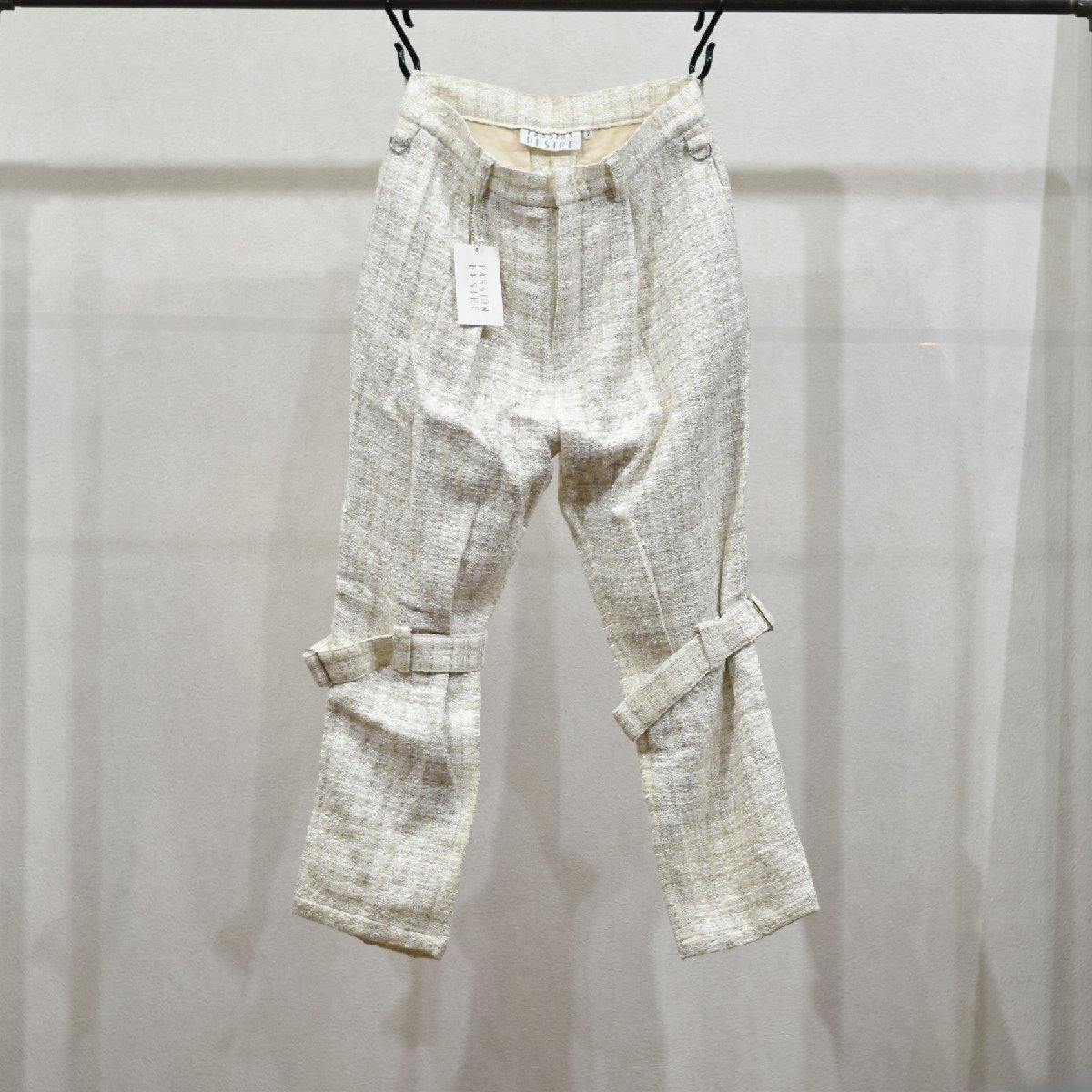 【el conductorH】 ミックスツイード ボンデージパンツ / 2サイズ / コンダクター拍卖