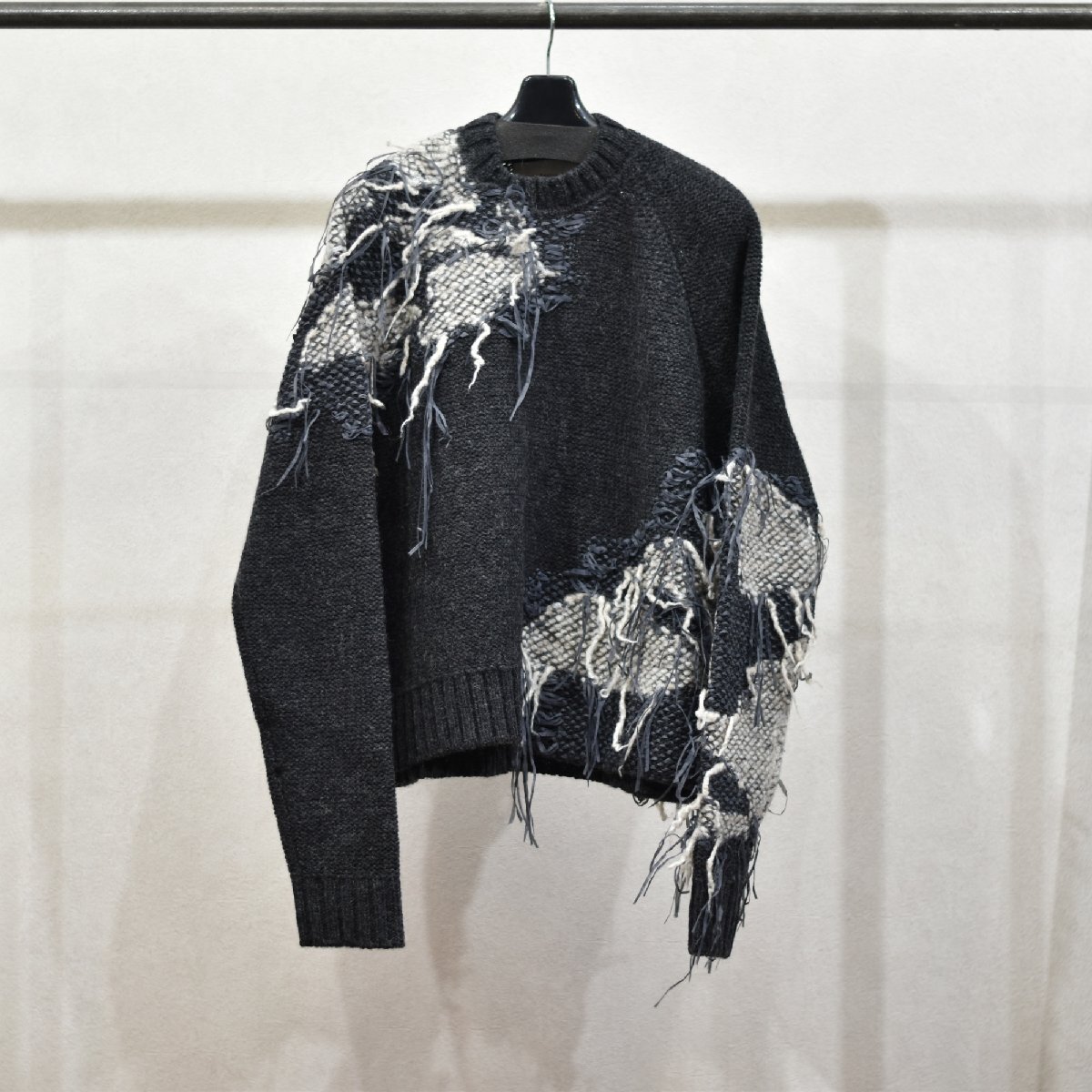 【Licht Bestreben】 クロップドインターシャセーター / 1サイズ / リヒトベシュトレーベン拍卖