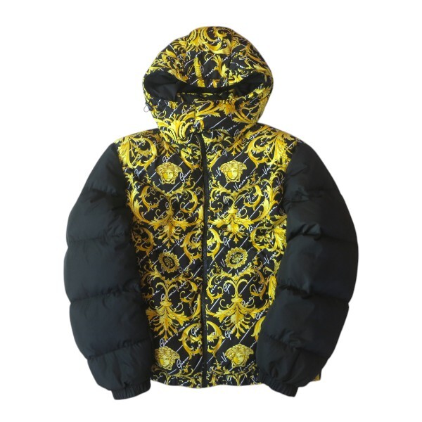 VERSACE ヴェルサーチ 1002751 バロッコ メデューサ リバーシブル ダウンジャケット #L【極美品】中古品 used A拍卖