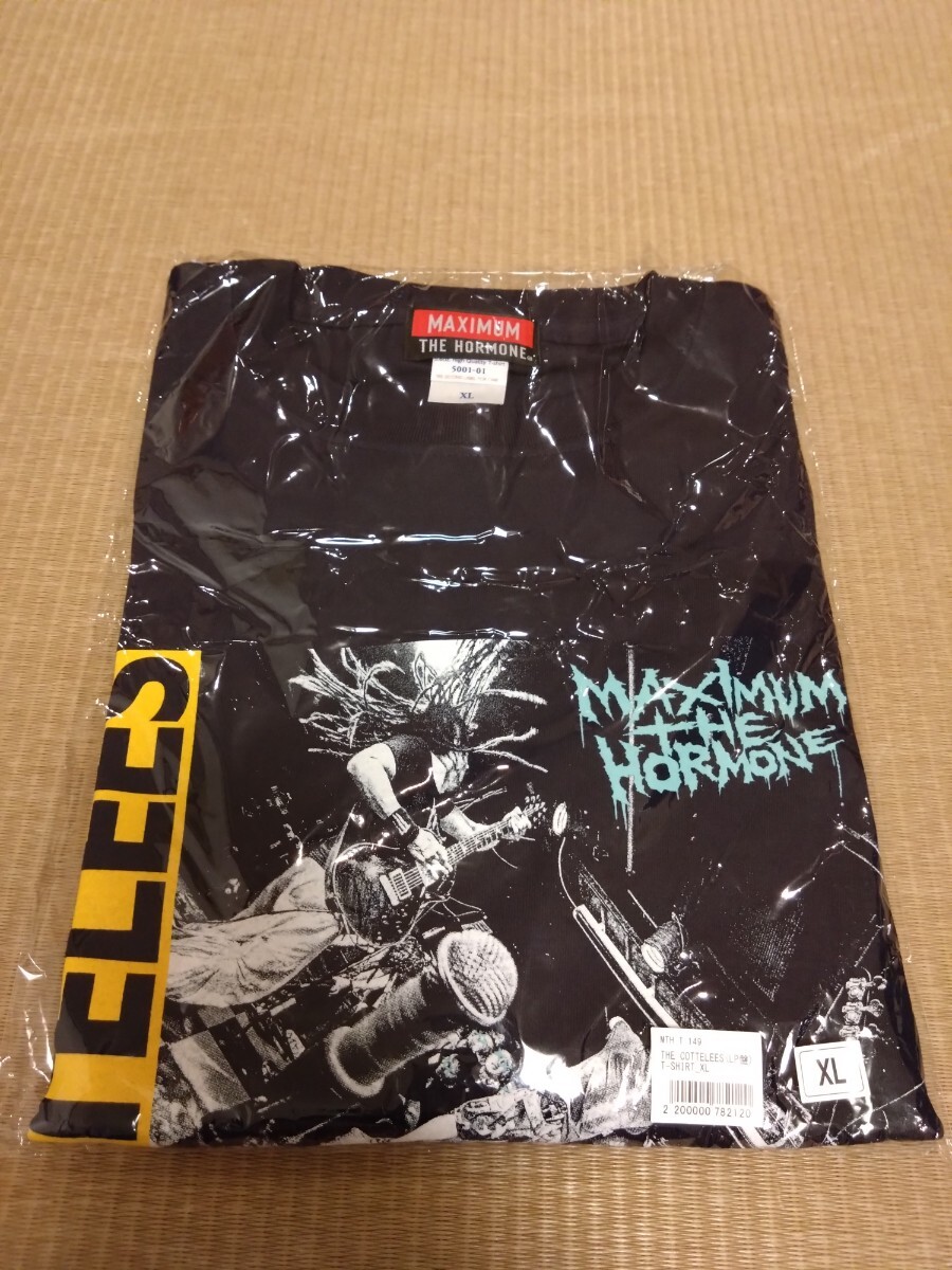 ■■送料込み■即決■新品■XLサイズ マキシマムザホルモン THE COTTELEES(LP盤)T-SHIRT   ホルモン ブラック ■早い者勝ち■■7拍卖