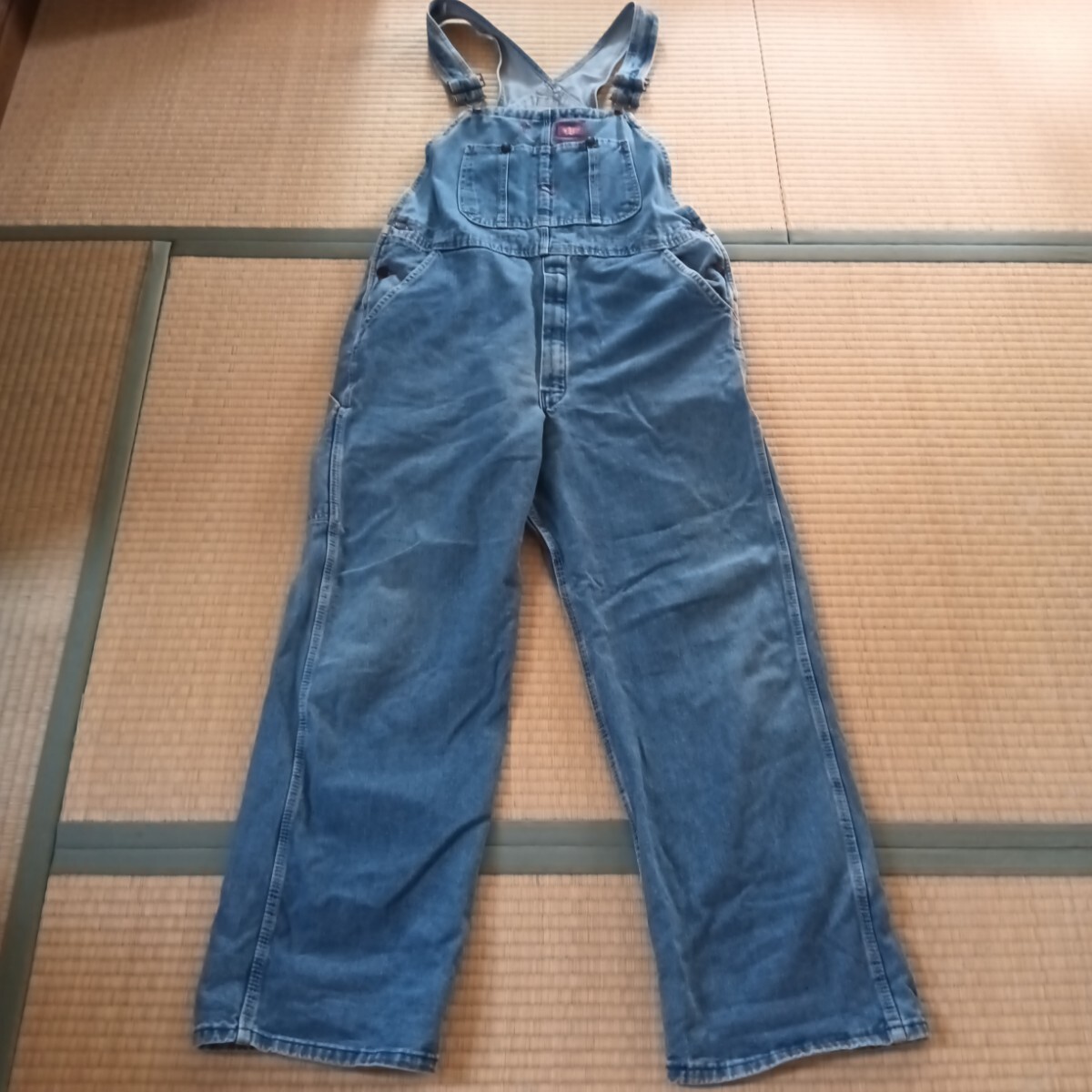 Dickies デニムオーバーオール サイズ34 股下80cm拍卖