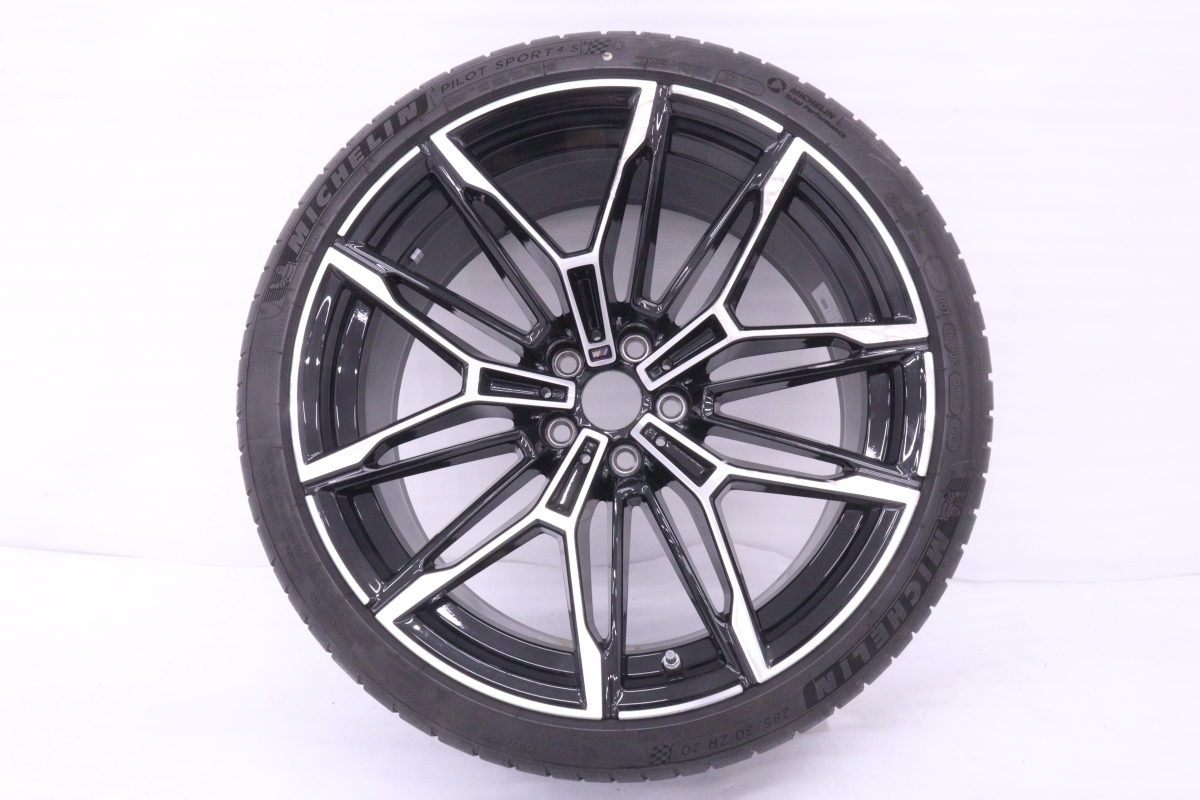54-1401★【値下】純正 BMW G87 M2 リア用 タイヤホイールセット1本 Mスポーツ 20×10.5J +20 5穴 PCD 112 285/30ZR20 99Y 7883686 (KK)拍卖
