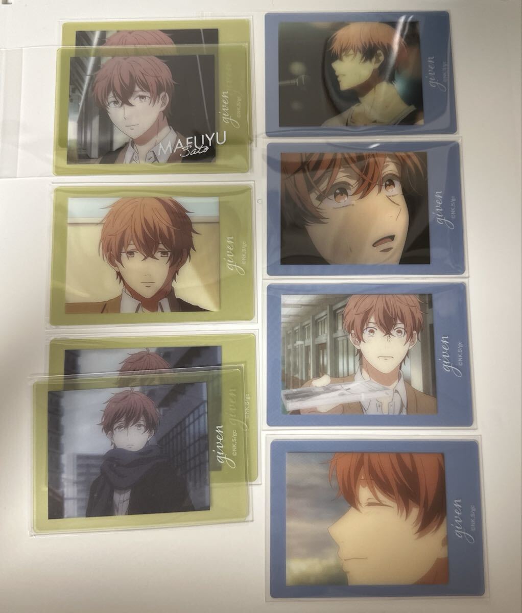 ギヴン キヅナツキ 真冬 ぱしゃこれ クリアver. 箔押し拍卖