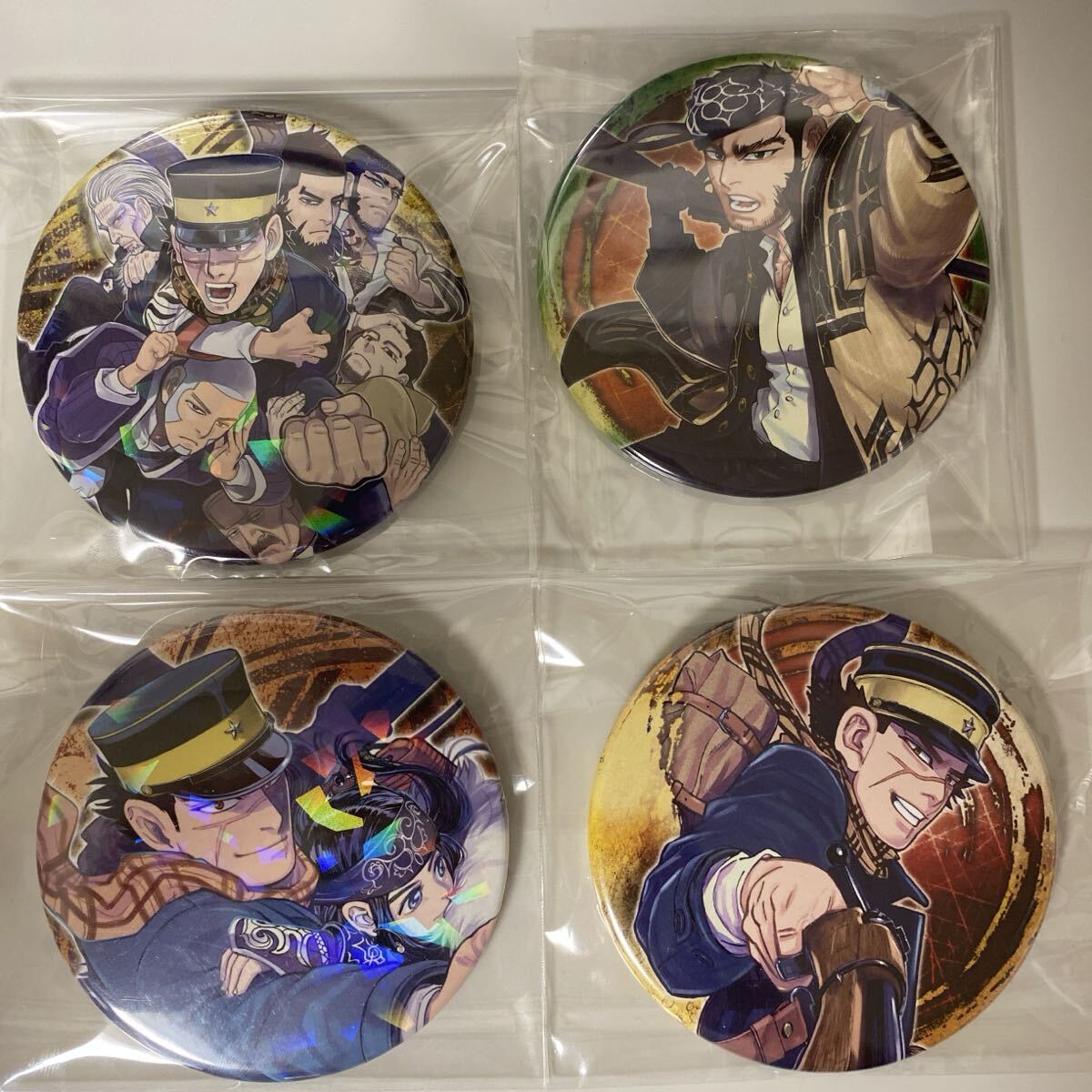 ゴールデンカムイ 野田サトル コレクション缶バッジ 杉元 アシリパ 尾形 白石 谷垣 ゴールデンカムイ展拍卖