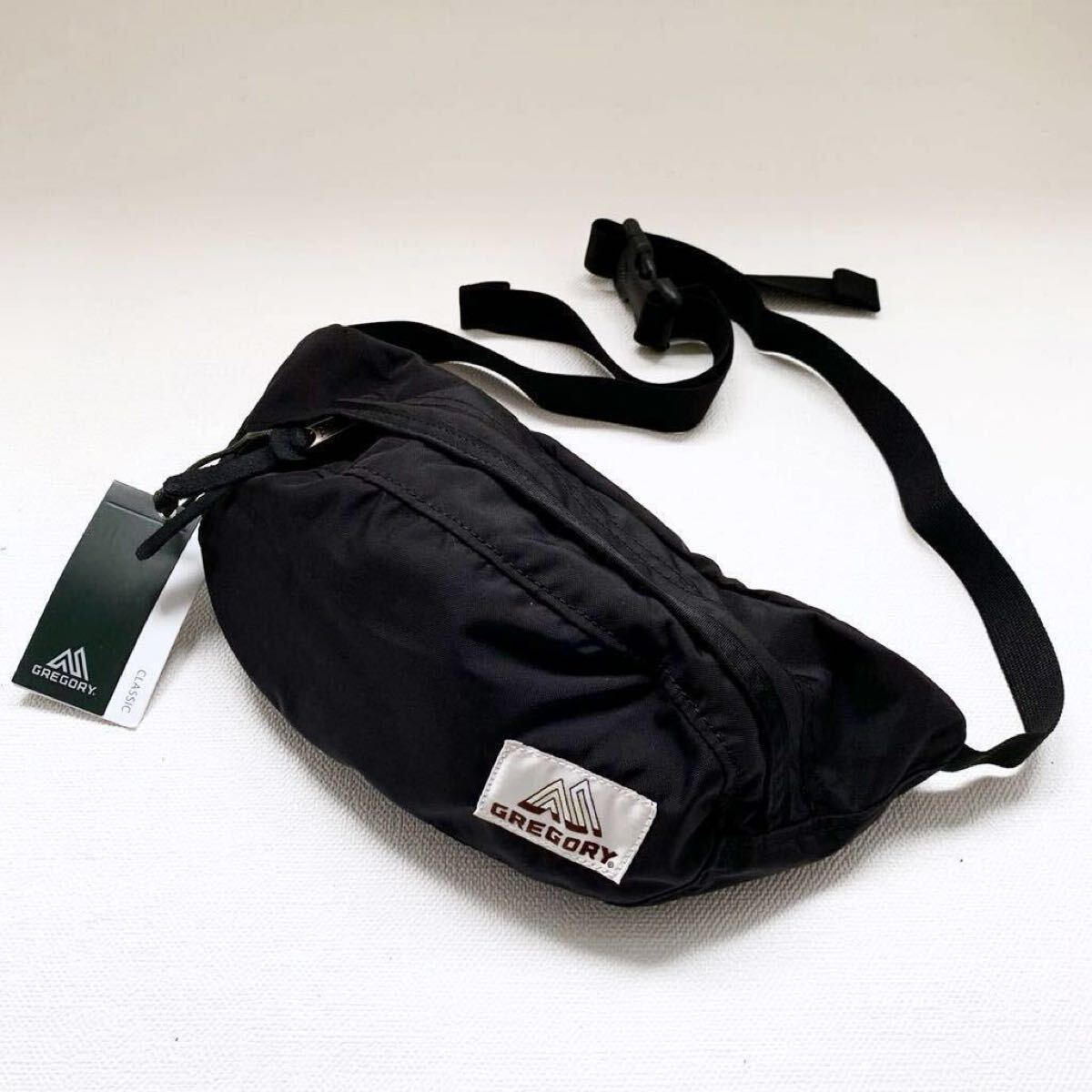 新品正規 グレゴリー GREGORY × JS 別注 テールランナー ミニ サコッシュ ボディバッグ ウエストポーチ 白タグ 黒 ブラック 希少 送料無料拍卖