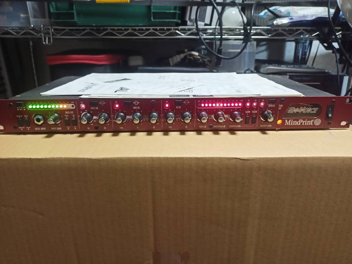 MindPrint EN-VOICE真空管チャンネルストリップ プリアンプ、EQ、コンプレッサ、エキサイタ拍卖