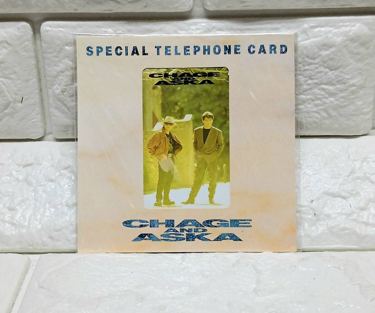 n058 スペシャルテレホンカード CHAGE & ASKA チャゲ&アス 台紙付 テレカ 50度数拍卖