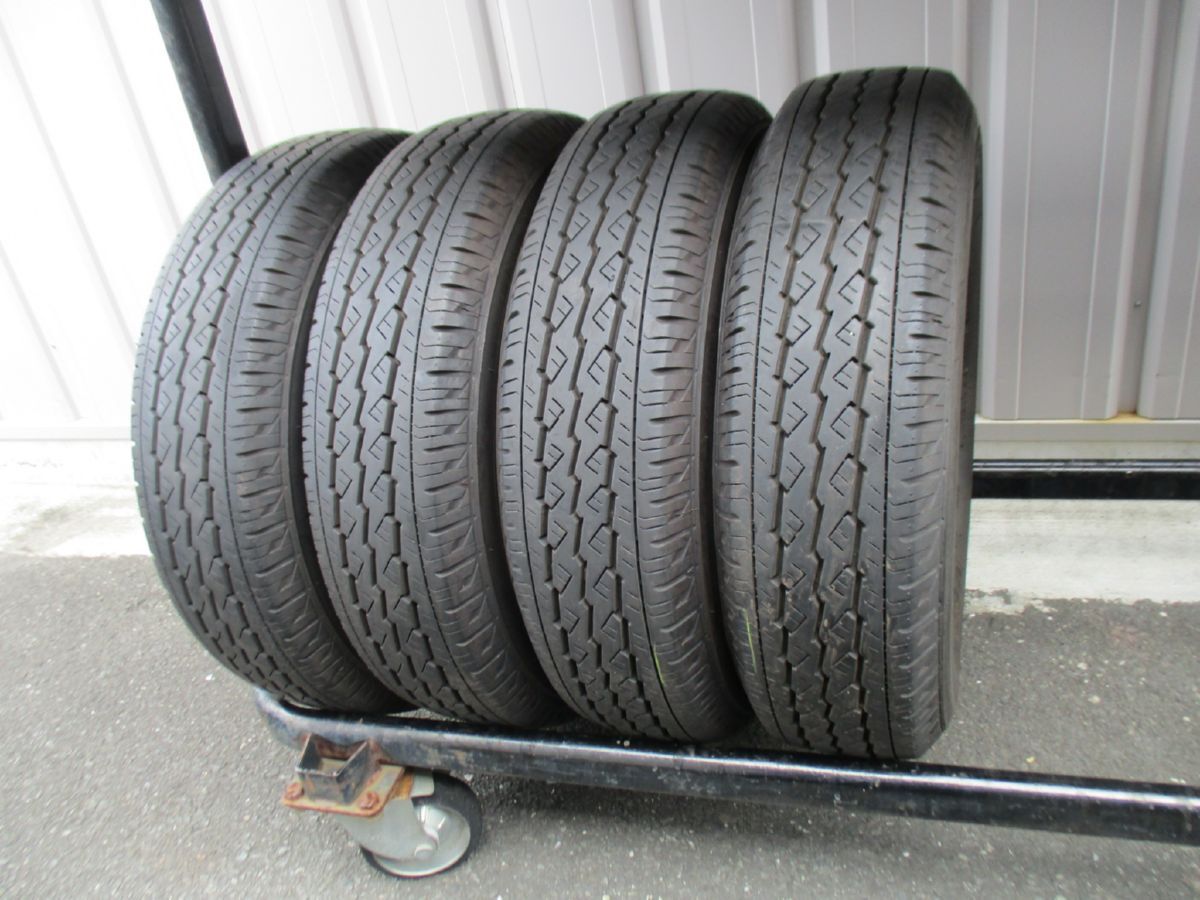 ★☆165R13 LT 6PR ブリヂストン V600 2023年製 4本 送料込 T59290801☆★インボイス領収書発行可能拍卖