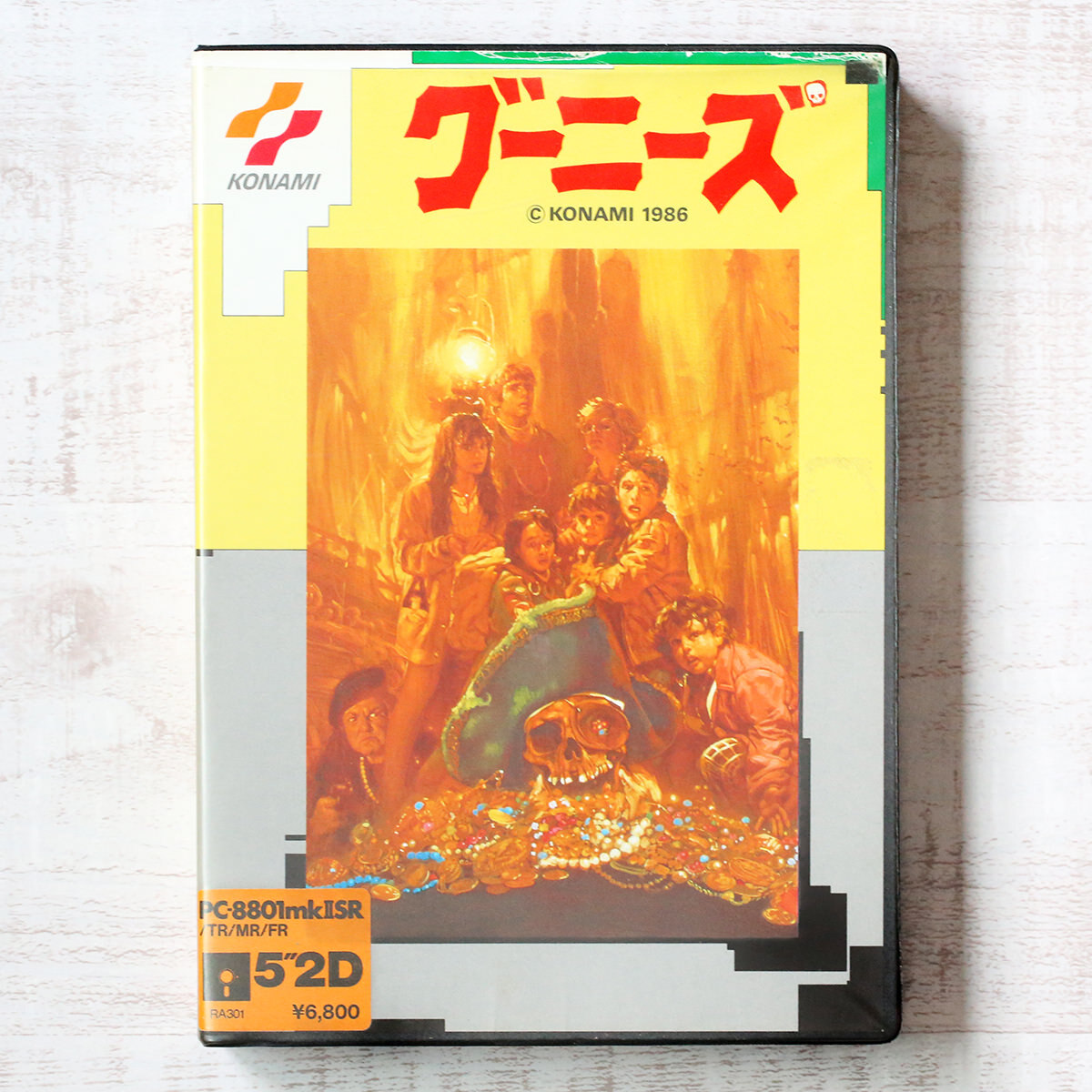 KONAMI コナミ The Goonies グーニーズ PC−8801mk II SR/TR/MR/FR用 5"2D ディスク1枚 【起動動作確認済】 拍卖