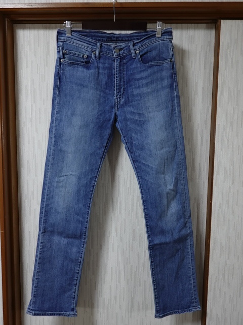 ●リーバイス LEVIS デニム 513 W32 革パッチ●0910●拍卖