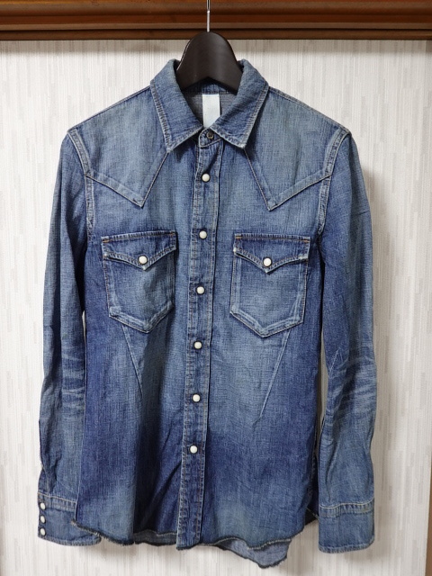 ●ATTACHMENT アタッチメント デニムシャツ 長袖シャツ 1●0924●拍卖