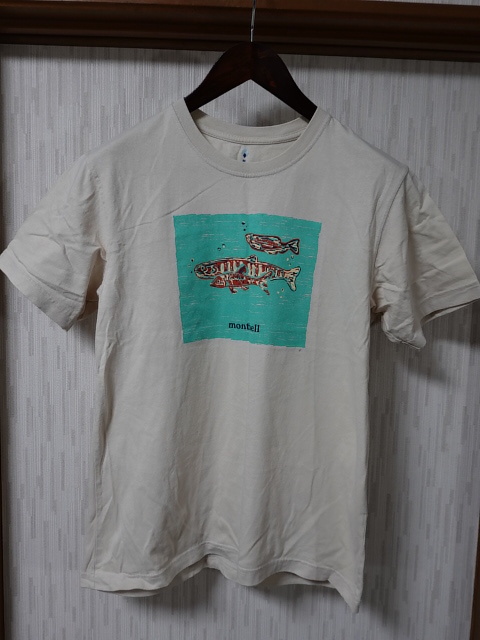 ●モンベル mont-bell 半袖 Tシャツ M STYLE# 2104713 ペアスキンコットンT ●0925●拍卖