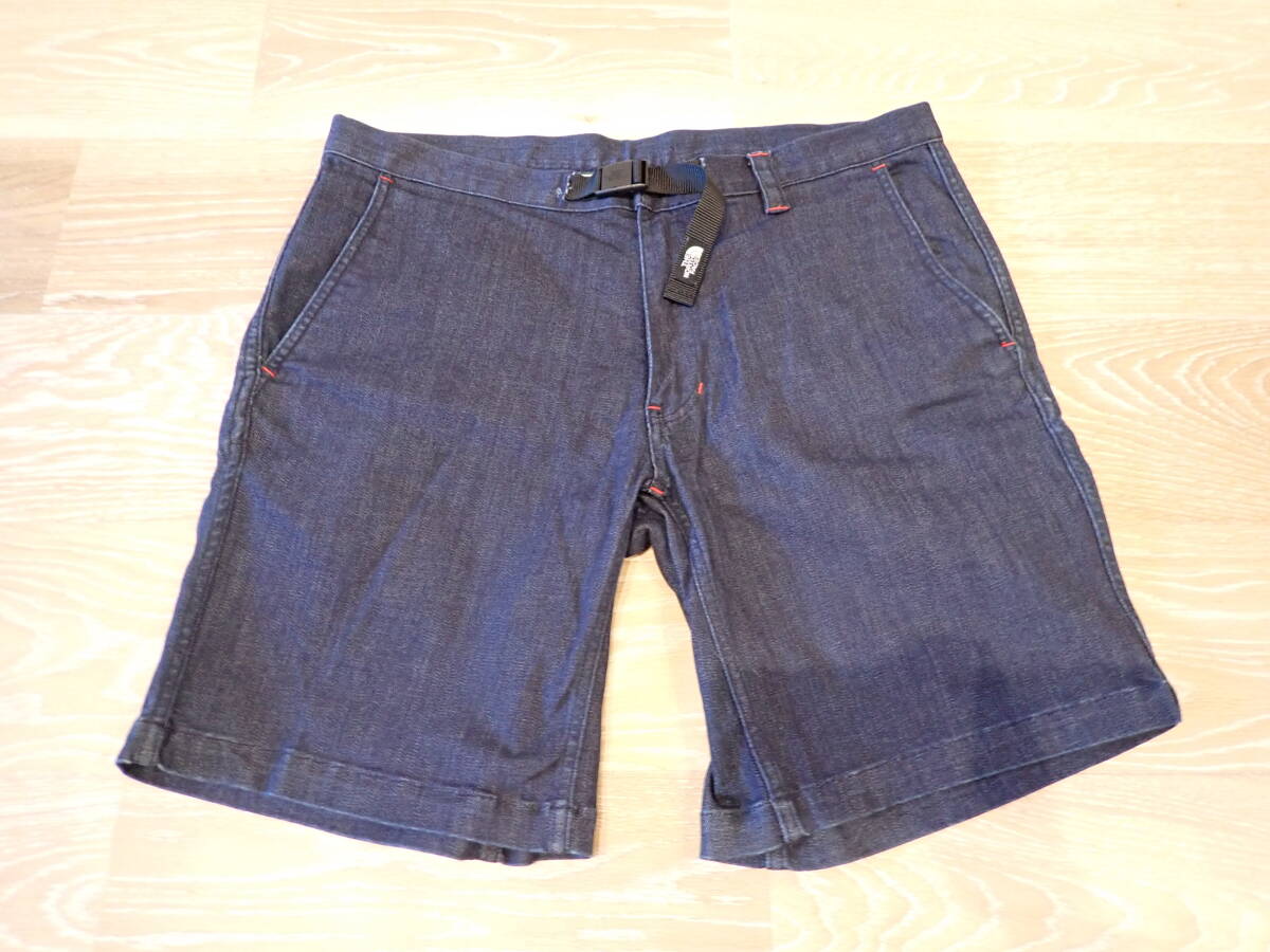ノースフェイス コーデュラデニム クライミングショーツ ハーフパンツ ストレッチ ショートパンツ 登山 トレッキング ハイキング拍卖