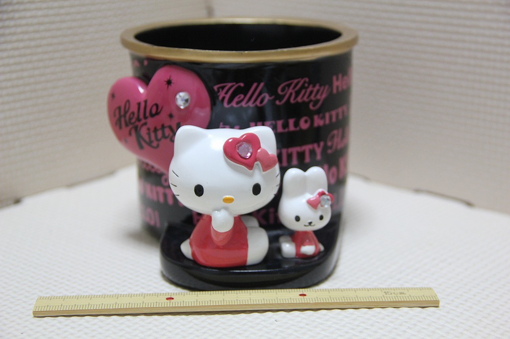 ハローキティ プランター 2.5号 ハート 加藤工芸 検索 KATO KOGEI 2008 ? Hello Kitty グッズ 小物入れ拍卖
