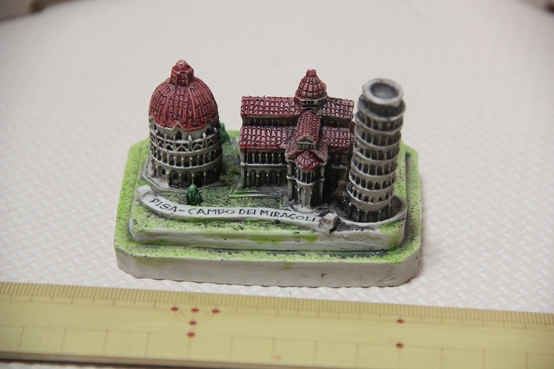 ピサの斜塔 ピサのドゥオモ広場 ミニチュア 置物 PISA CAMPO DEI MIRACOLI 検索 イタリア 世界遺産 グッズ拍卖