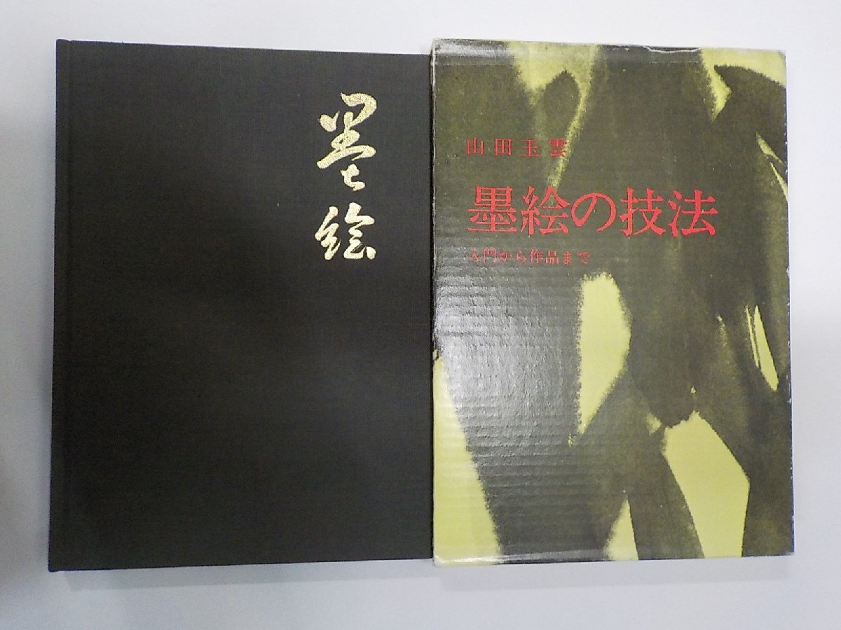 3U0102◆墨絵の技法 入門から作品まで 山田玉雲 日貿出版社♪拍卖