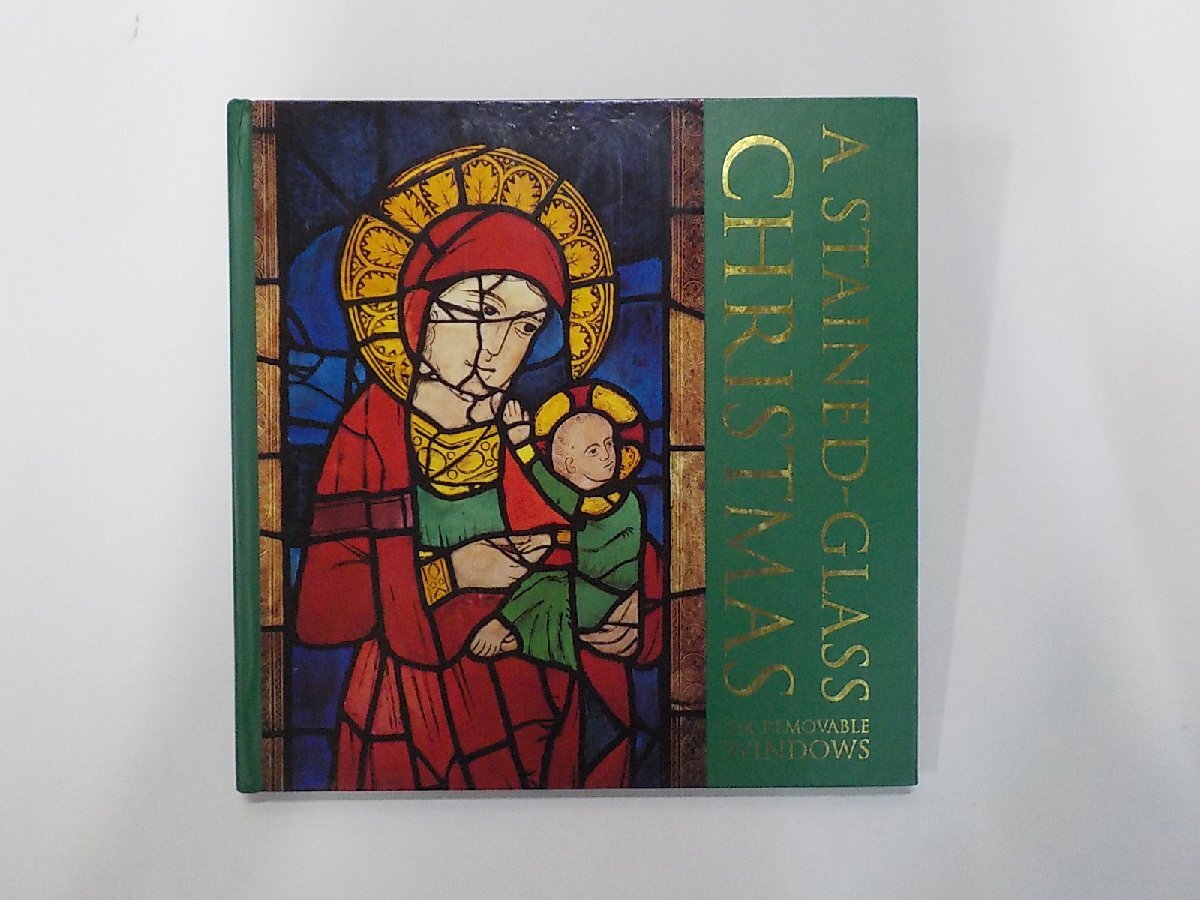 6K1152◆A STAINED-GLASS CHRISTMAS WITH SIX REMOVABLE WINDOWS FRANCES LINCOLNステンドグラス/教会☆拍卖
