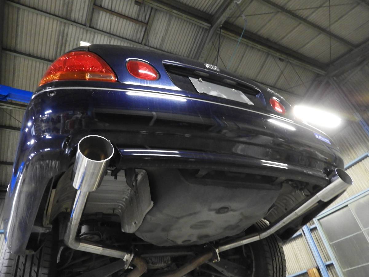 【送料無料】16アリスト マフラー JZS160 NA リアピース ストレート 100Φ パイプ テール拍卖