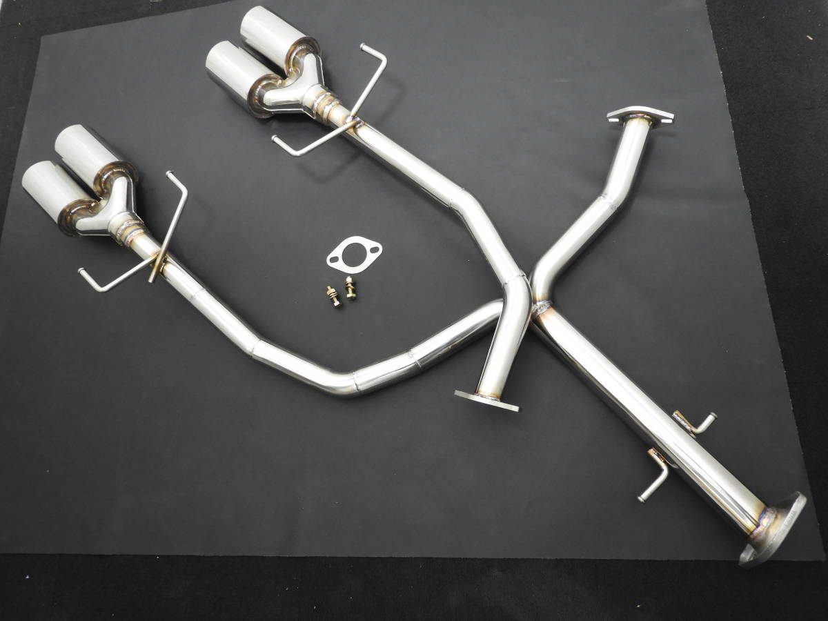 18クラウン リアピース ストレート マフラー 100Φ 4本出し拍卖