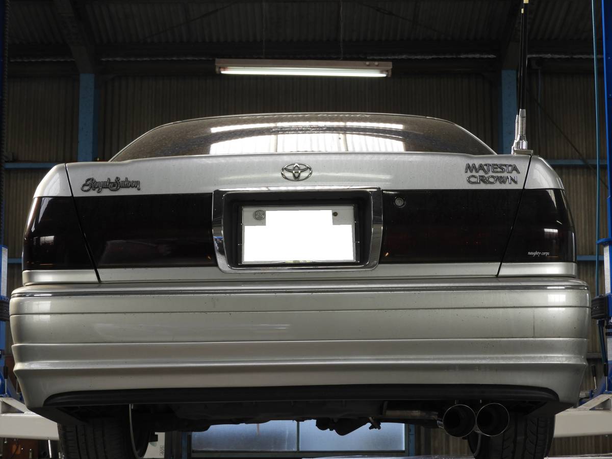 【送料無料】17クラウン ロイヤル マフラー リアピース ストレート 90φダブル パイプテール拍卖