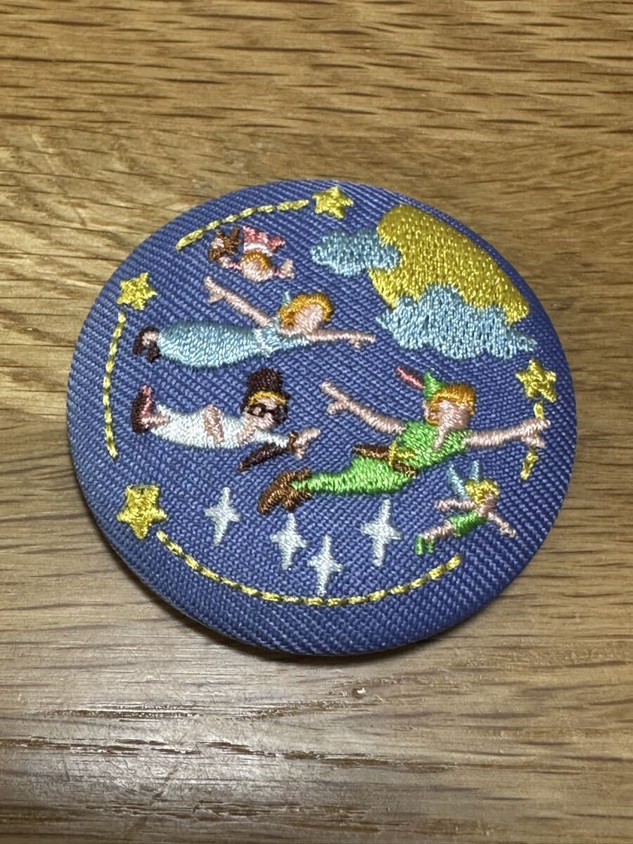 ディズニーキャラクターズ 刺繍缶バッジ ピーター・パン 缶バッジのみ拍卖