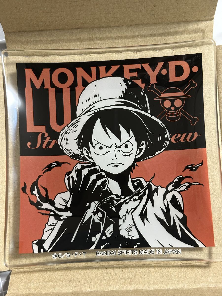 ワンピース 一番くじ 兄弟の絆 F賞 ガラスプレート モンキー・D・ルフィ 傷あり拍卖
