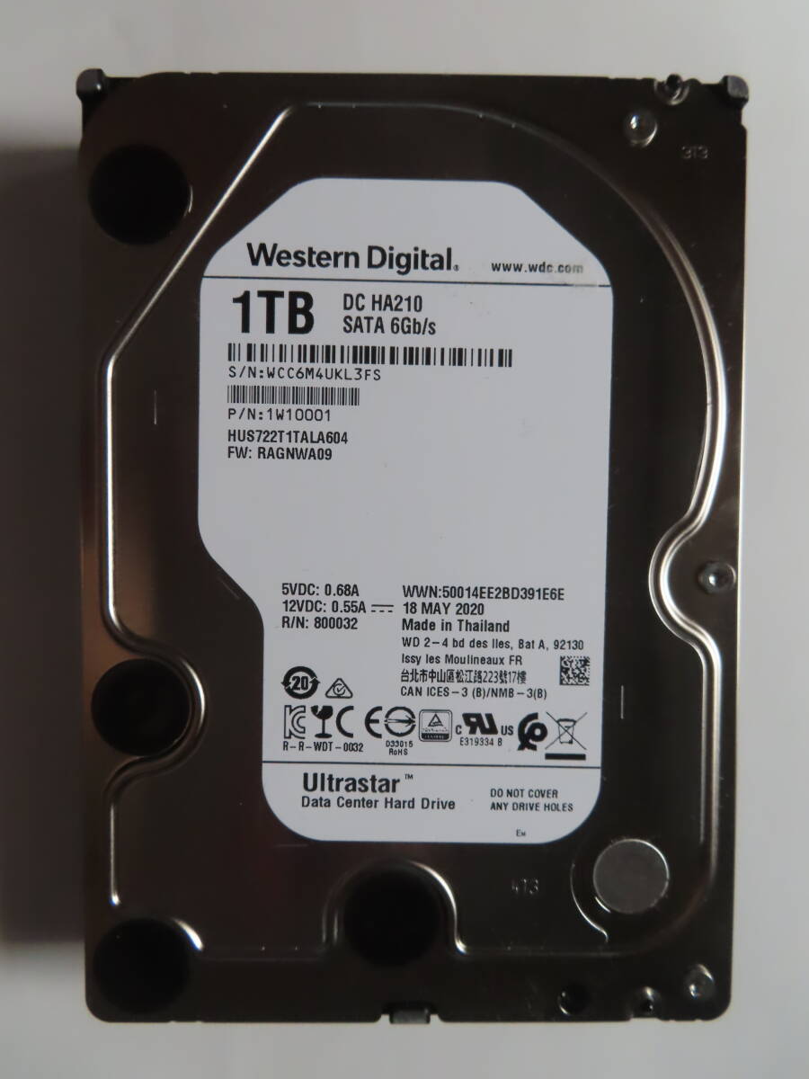I・O DATA HDL-XR4.0 起動用 DISK Western Digital HUS722T1TALA604拍卖