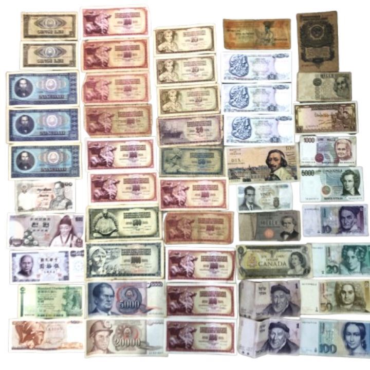 ■【外国紙幣おまとめ】台湾/韓国/タイ/イスラエル/シリア/カナダ/ルーマニア/ユーゴスラビア/イタリア/ベルギー/ドイツetc★12063拍卖