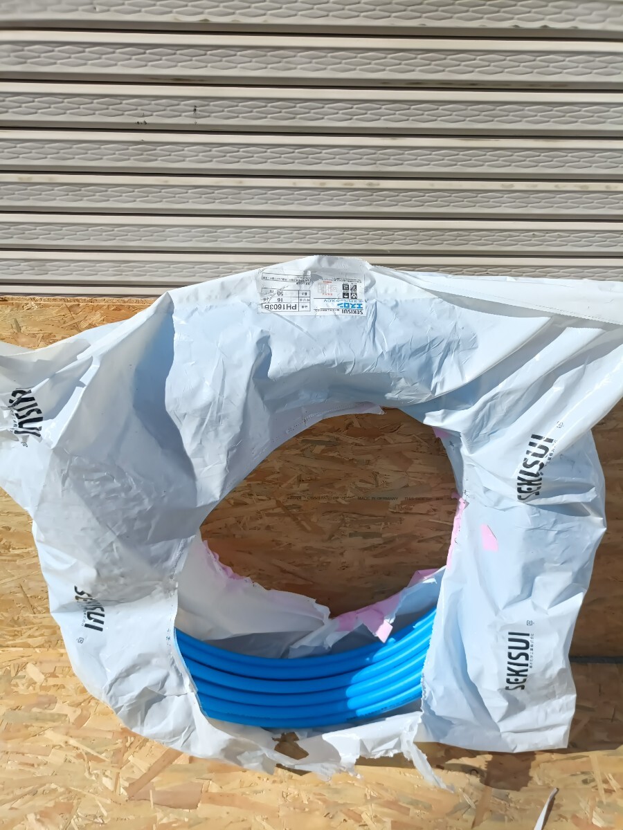 セキスイエスロンエスロペックスCVブルー色呼び径16 1巻 (50m) PH1603B 引取可(愛知県日進市)領収書6拍卖