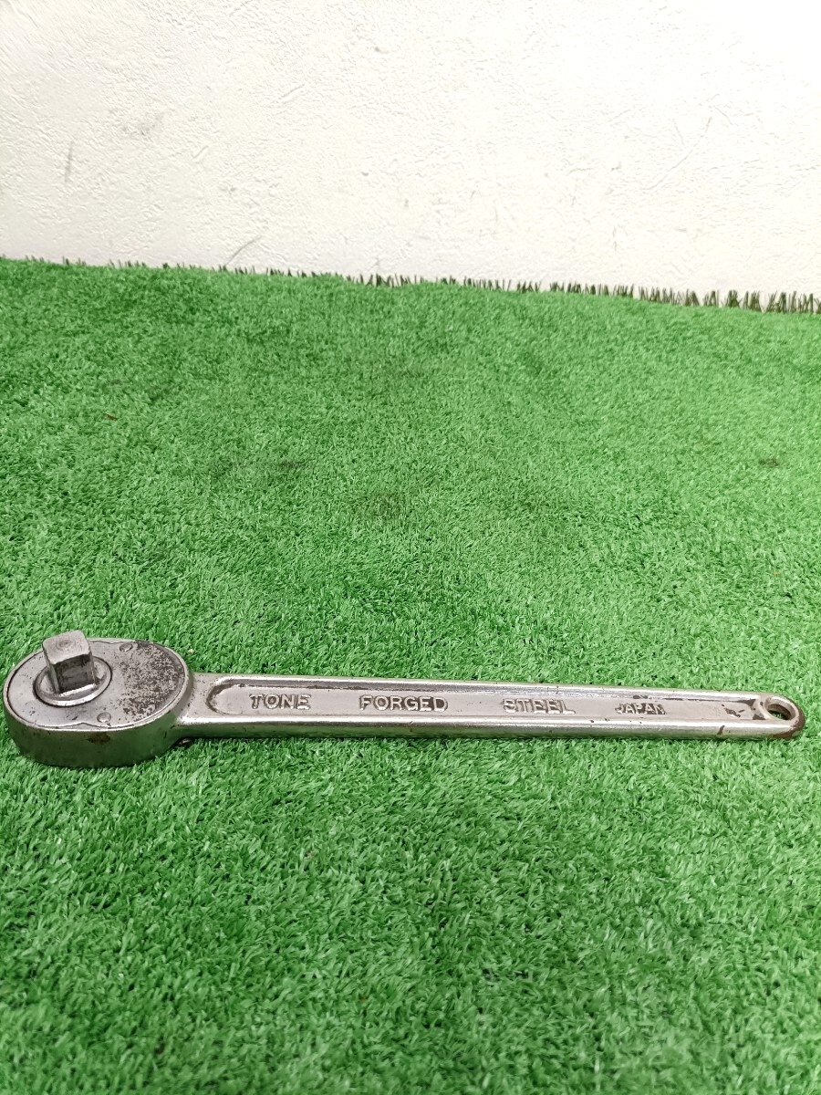 TONE 差込角 12.7 mm 1/2 inch ラチェット ハンドル No.371 トネ 領収書4454拍卖