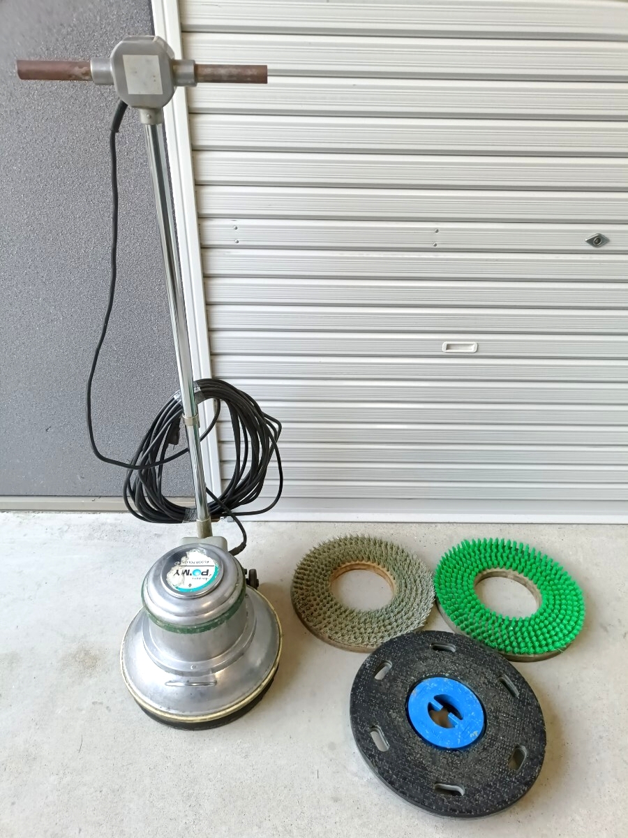 アマノ フロアポリッシャー CMP-120 100V 小床面洗清12インチ ムサシ amano 領収書 4444拍卖