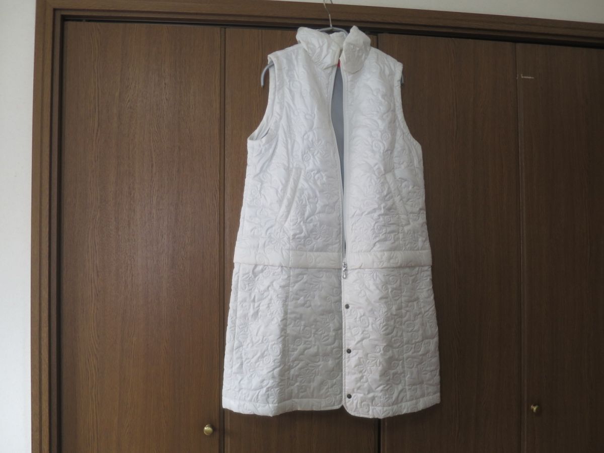 マリクレール SPORTレディース 4WAY キルト ワンピース ロングベスト 737402Lサイズ拍卖