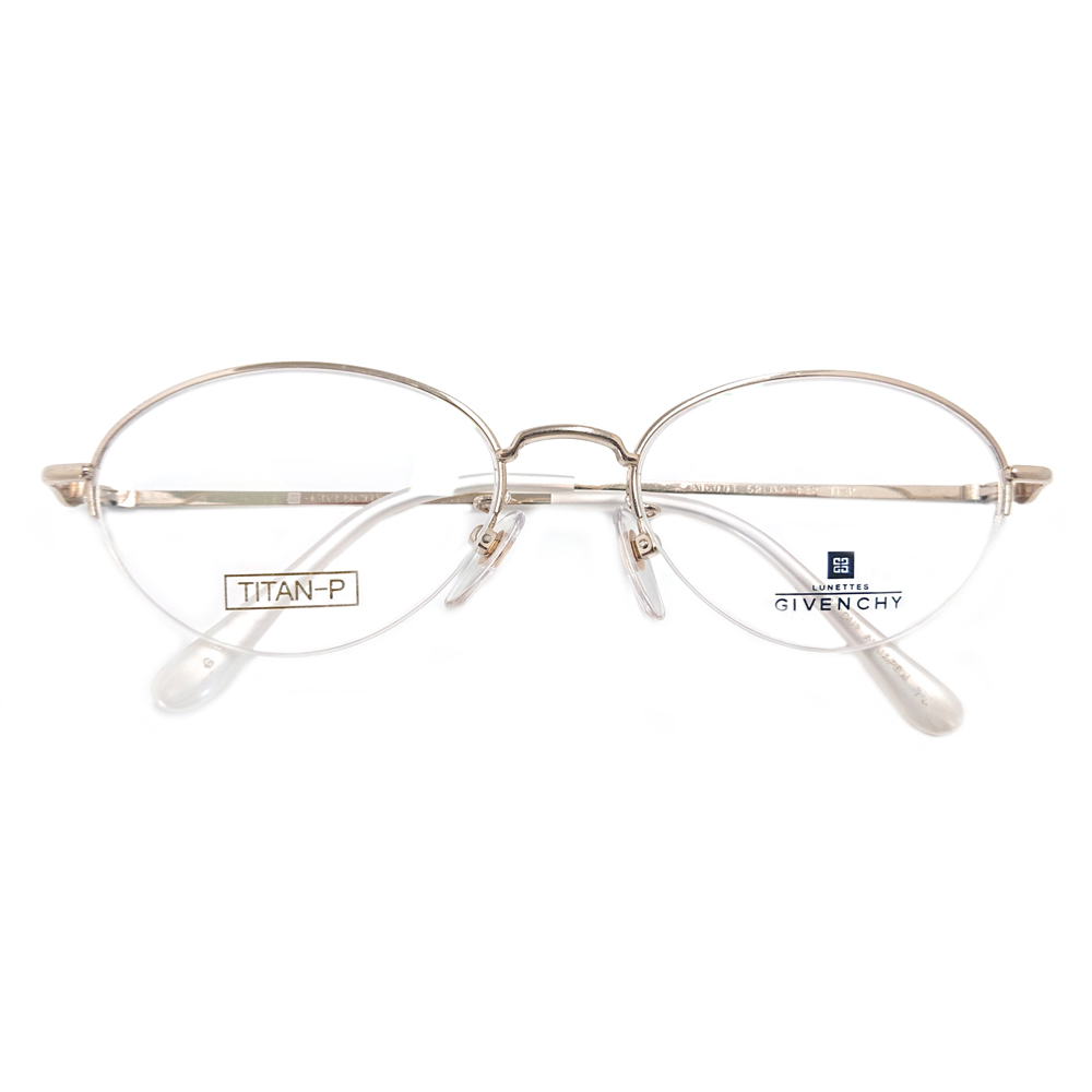 ジバンシー ジバンシイ GIVENCHY GU6001 52□19-132 カラー7G Ti-P TITAN-P 日本製 定価49500円 未使用 店内展示品 眼鏡 メガネ フレーム拍卖