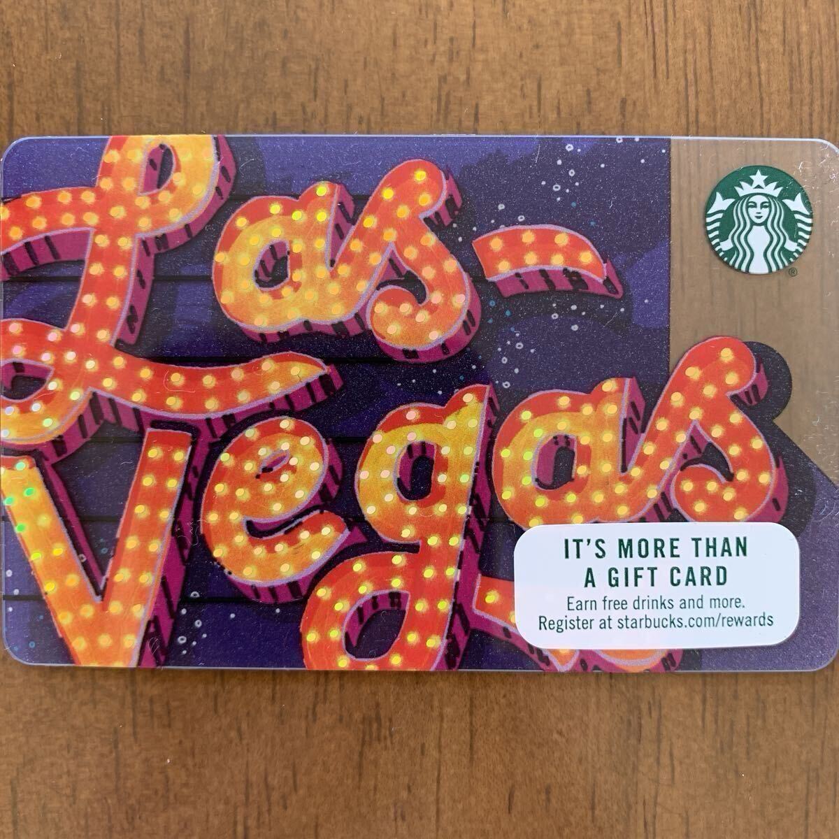 海外 スターバックス スターバックスカード 北米 アメリカ Las Vegas ラスベガス レア 海外スタバ スタバカード PIN未削り残高0 プラ製希少拍卖
